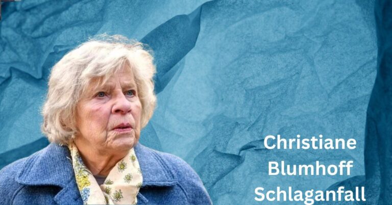 Christiane Blumhoff Schlaganfall