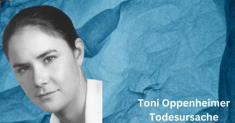 Toni Oppenheimer Todesursache