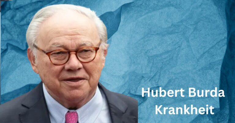 Hubert Burda Krankheit