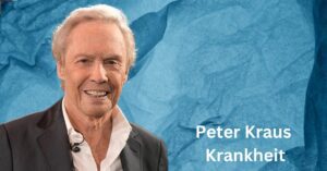 Peter Kraus Krankheit