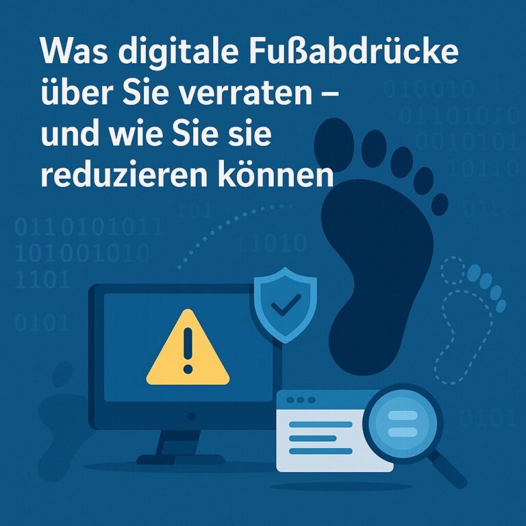 Was digitale Fußabdrücke über Sie verraten – und wie Sie sie reduzieren können