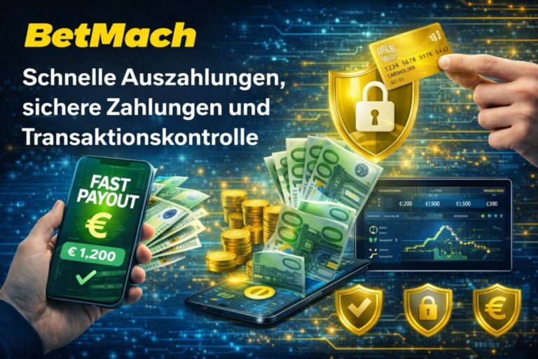 Maximale Geschwindigkeit: Wie das BetMach System eine schnelle Auszahlung der Gewinne garantiert