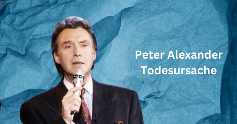 Peter Alexander Todesursache